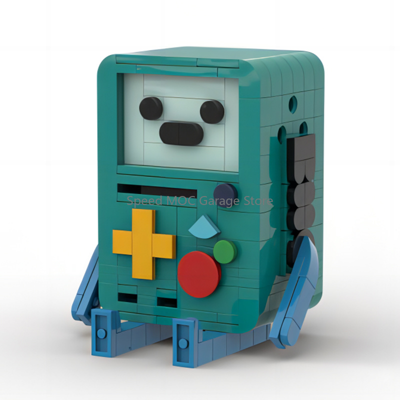 Gaming Console Lego - Hochdetaillierter Niedlicher Spielroboter-Bausatz Cartoon-Abenteuer Handheld-Konsole Kleinteilige