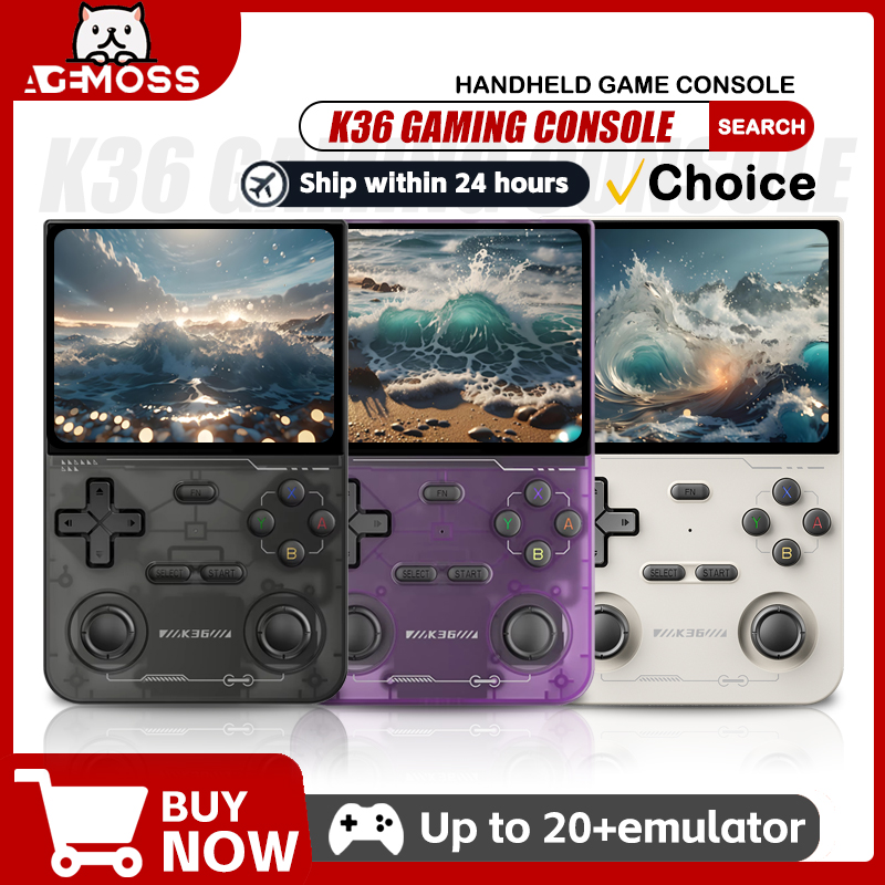 Gaming Console K36 - Retro Handheld-Spielkonsole k36 3,5 Zoll IPS-Bildschirm