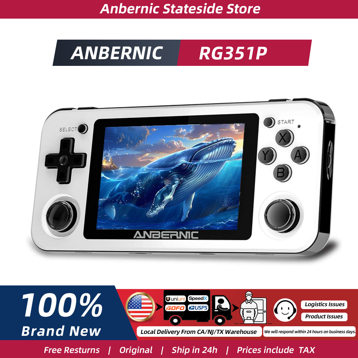 Gaming Console Ayaneo - ANBERNIC RG351P Handheld Retro-Spielkonsole 3,5 Zoll