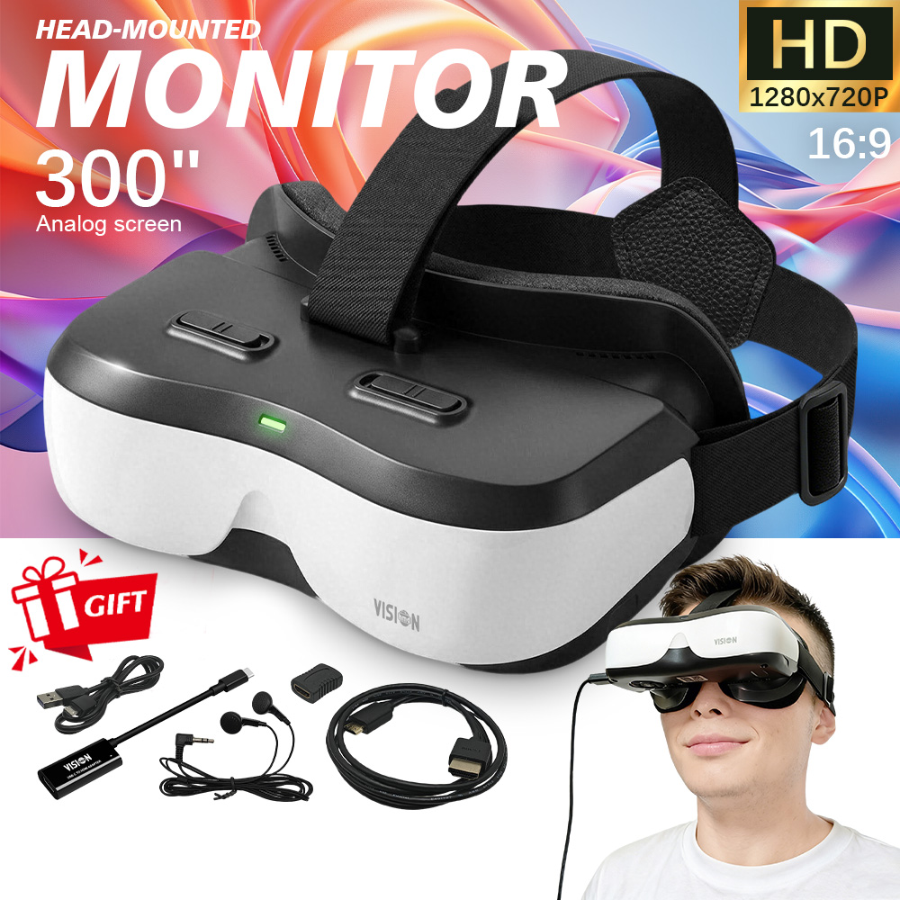 Pc Gaming Handheld Console - Tragbares Kopfmontiertes Display HDMI Typ-C, 300
