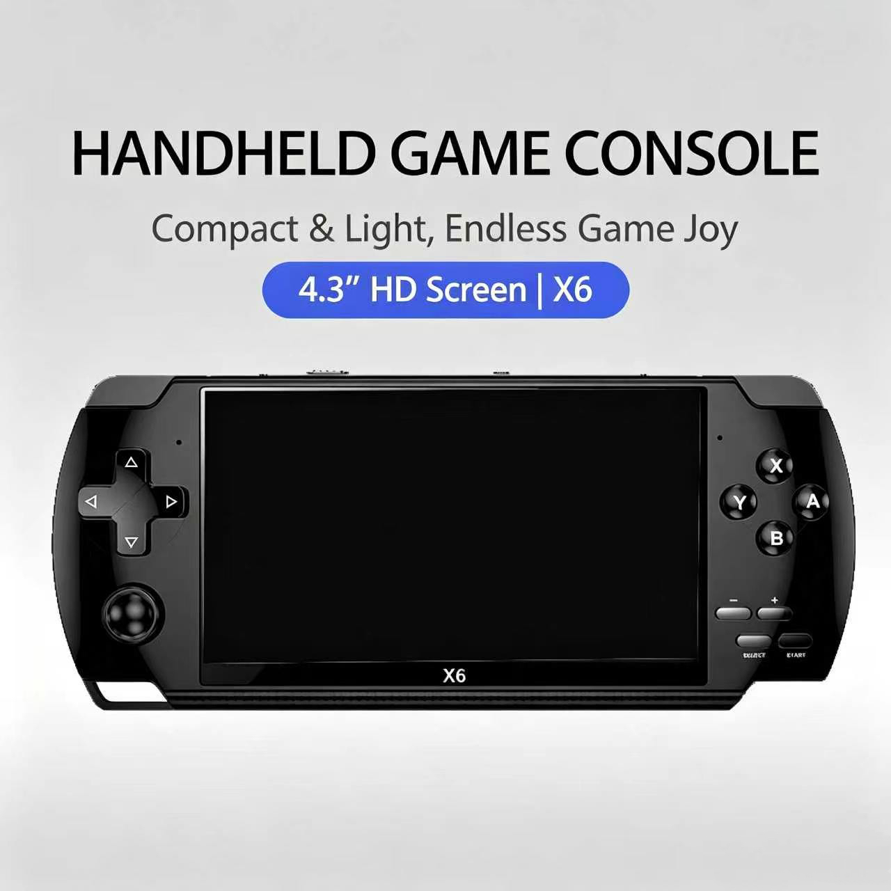 Gaming Console Youtube - X6 Tragbare Retro-Arcade-Spielkonsole Kompakter Taschenvideospiel-Player Portabler