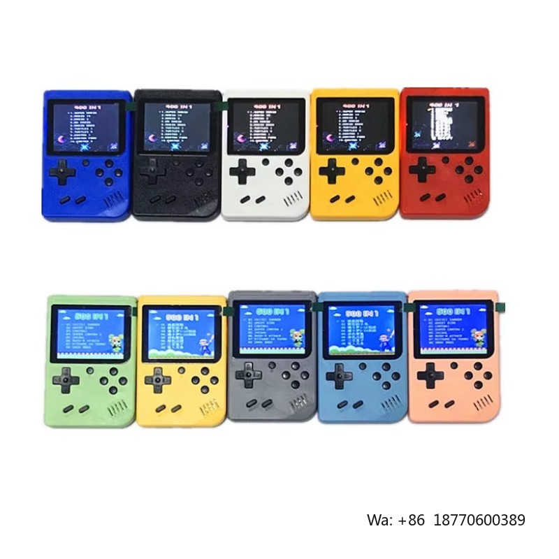 Handheld Gaming Console - 400-in-1 Handheld-Spielkonsole mit 2,4-Zoll-Bildschirm, Mini Tragbares