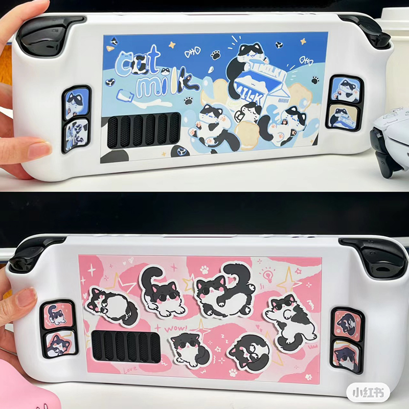 Console Gaming Steam - Cartoon Milch Katze Schutzhülle für Steam