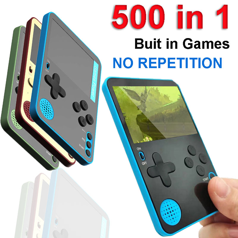 Gaming Console Youtube - Handheld-Spielekonsole, 500 klassische Spiele, LCD, tragbar,