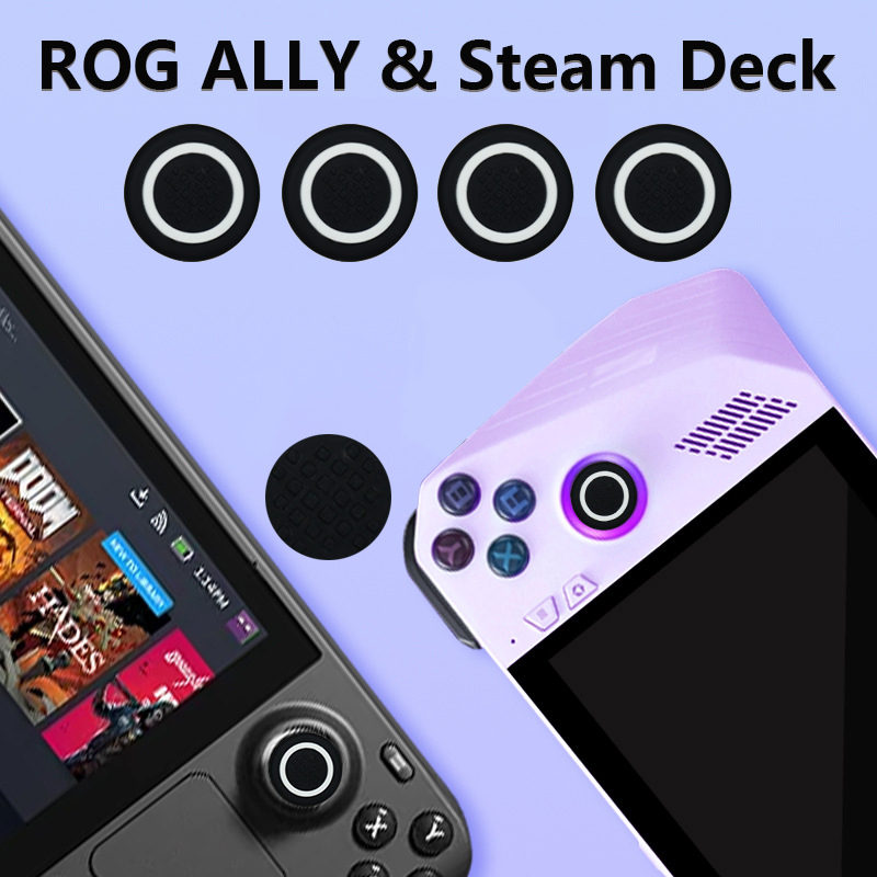 Console Gaming Steam - 4 stücke Silikon Joystick Daumen Griffe