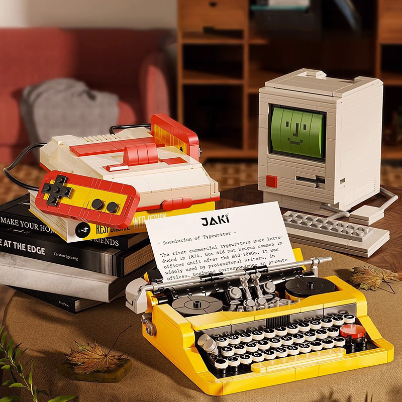 Gaming Console Lego - Kreative Retro Elektronische Schreibmaschine Spielkonsole Walkman