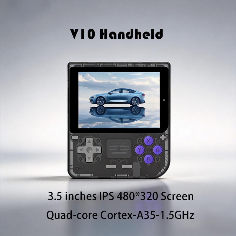 Gaming Console Handheld Retro - NEUE V10 Retro-Video-Handheld-Spielkonsole 3,5 Zoll IPS