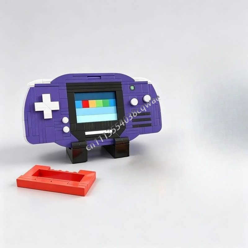 Gaming Console Lego - NEU 510-TEILIGES Retro-Spielekonsolen-Set Advance Indigo MOC