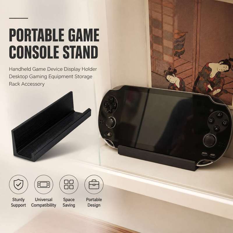 Handheld Gaming Console - Tragbarer Spielkonsolen-Ständer Handheld-Spielgerät-Halterung Desktop-Gaming-Ausrüstung Aufbewahrungsregal Zubehör