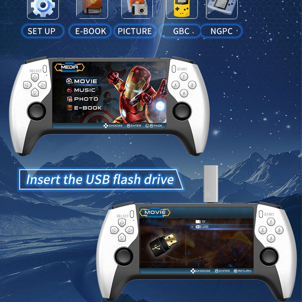 2026 Neue SF3500 5 Zoll Handhe – Gaming Console In 2026 Bewertung und Preis