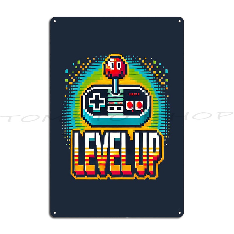 Gaming Vintage Level Up Game O – Gaming Console Room Bewertung und Preis