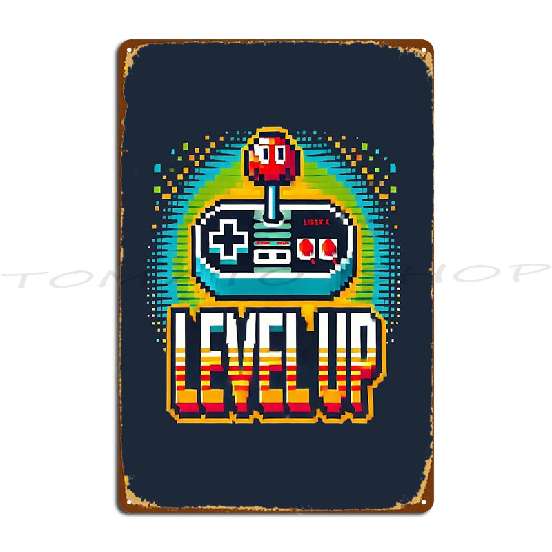 Gaming Vintage Level Up Game O – Gaming Console Room Bewertung und Preis
