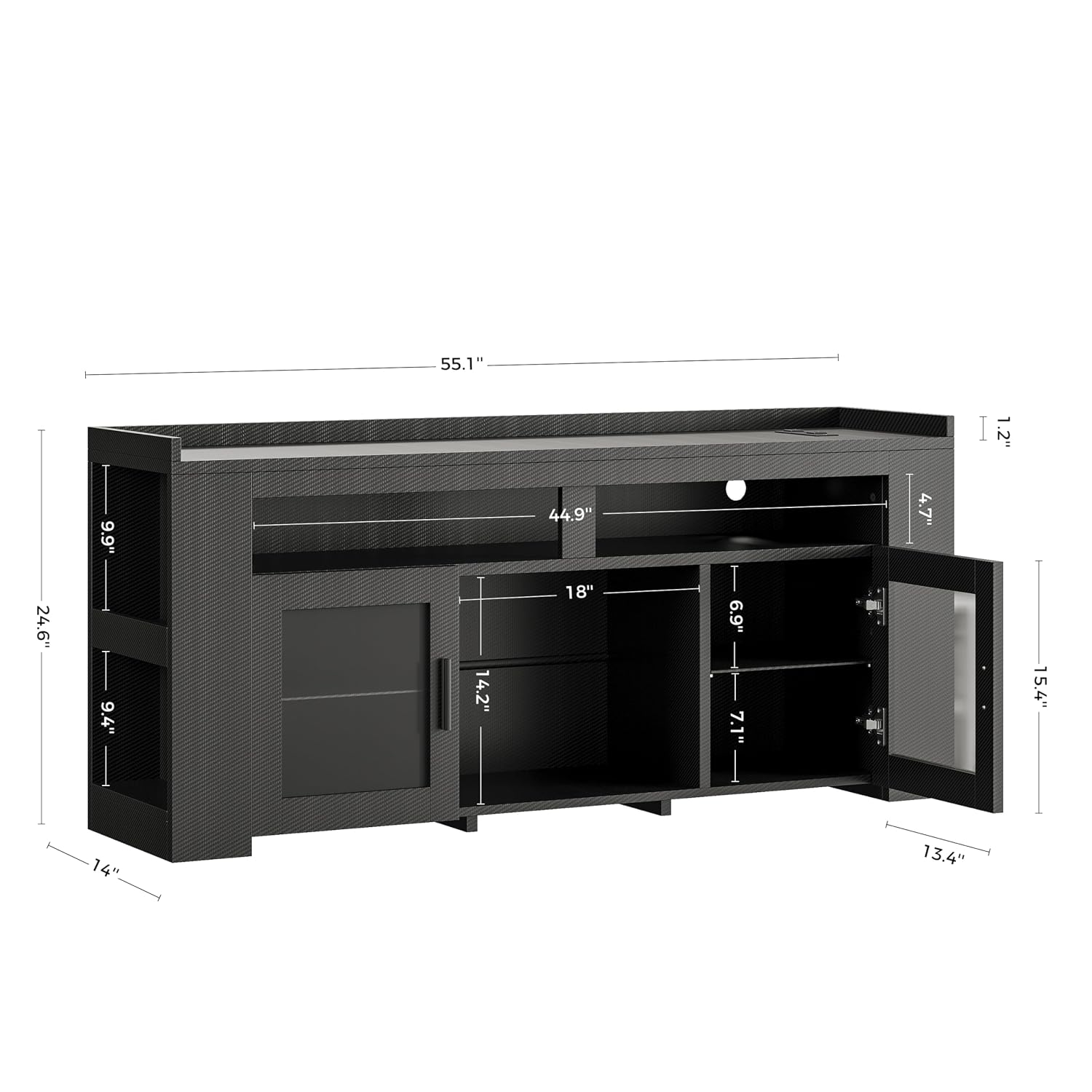 TV-Ständer mit Ladestation & L – Gaming Console Room Bewertung und Preis