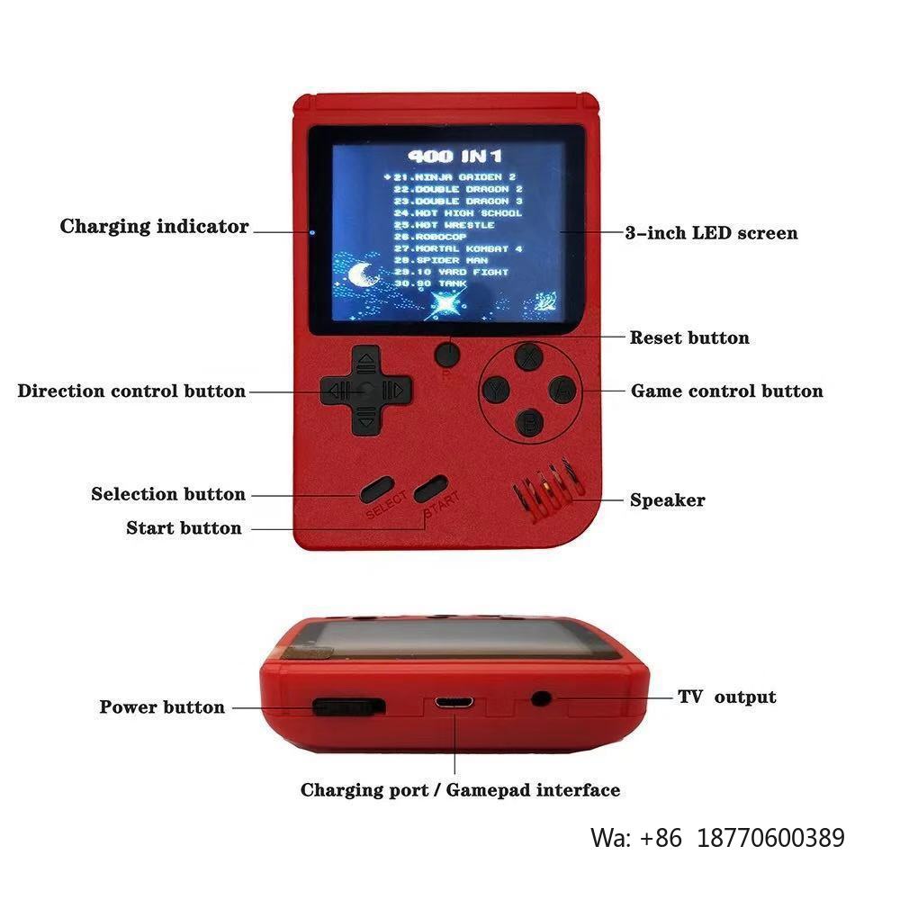 400-in-1 Handheld-Spielkonsole – Handheld Gaming Console Bewertung und Preis