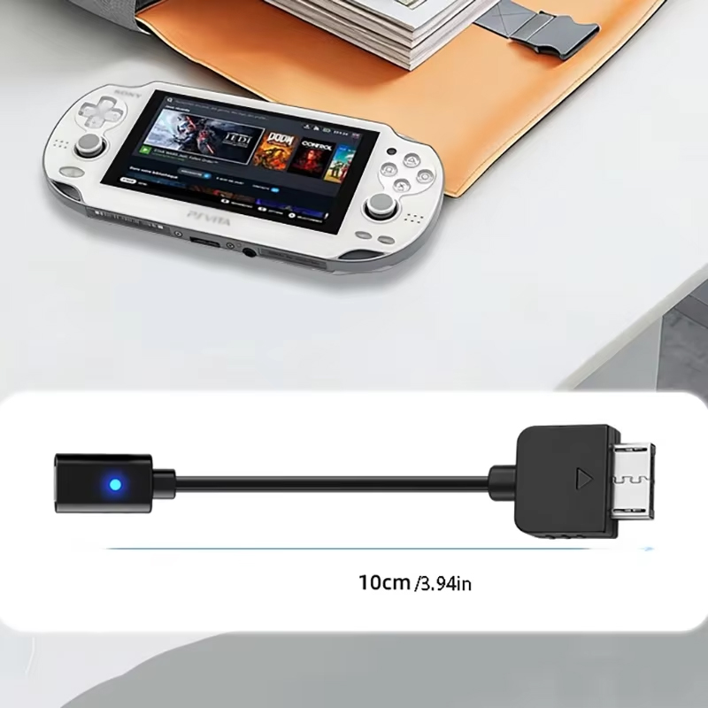 10 cm schwarzer USB-C-Ladeadap – Gaming Console Sony Bewertung und Preis