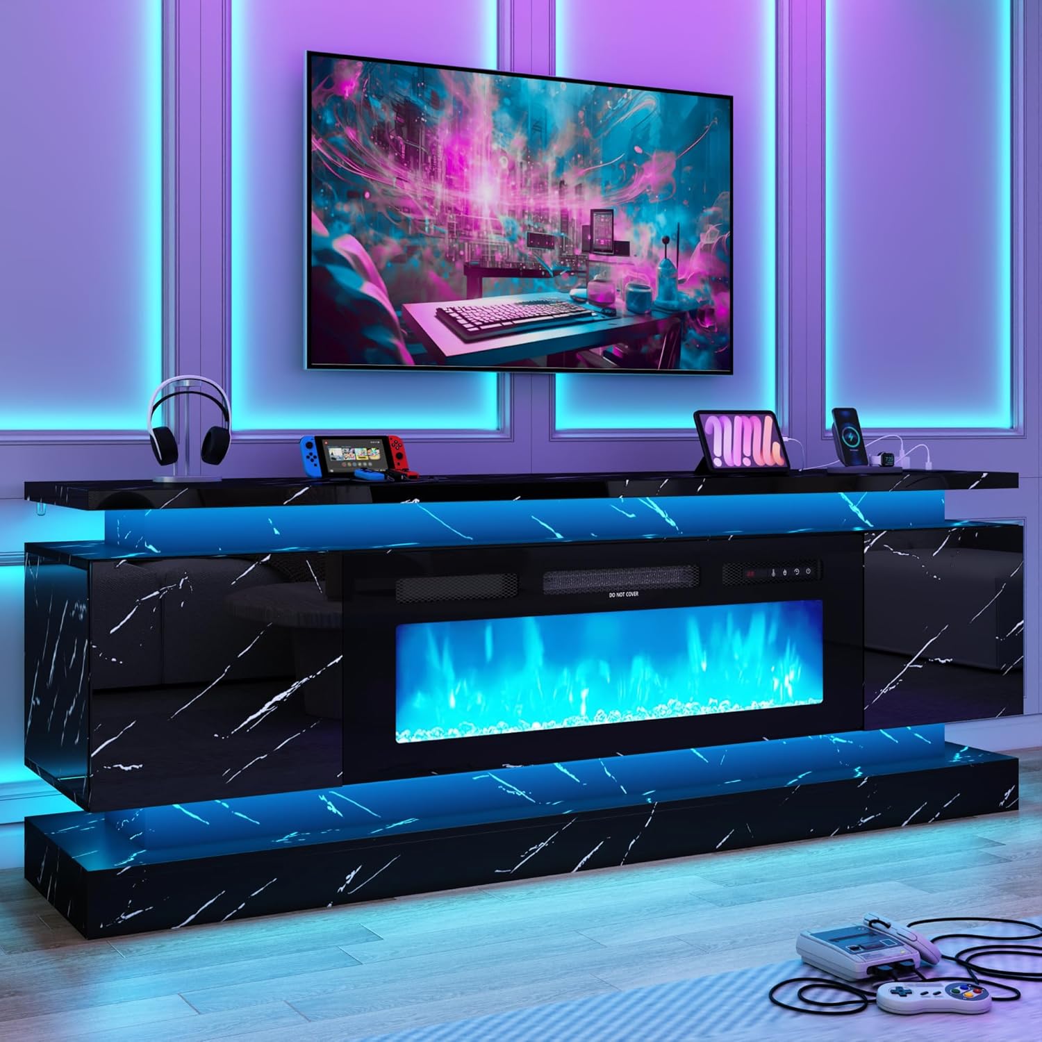 71-Zoll-LED-TV-Ständer mit 40- – Gaming Console Room Bewertung und Preis