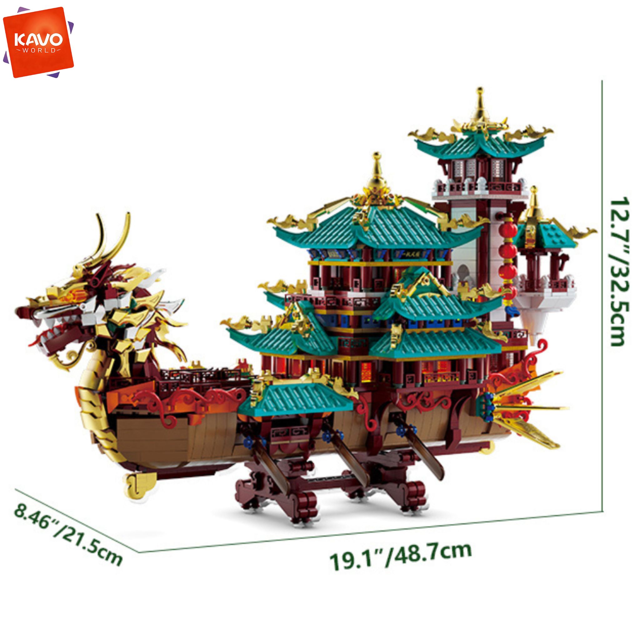 KAVOWORLD 2453-teiliger Drache – Gaming Console Lego Bewertung und Preis