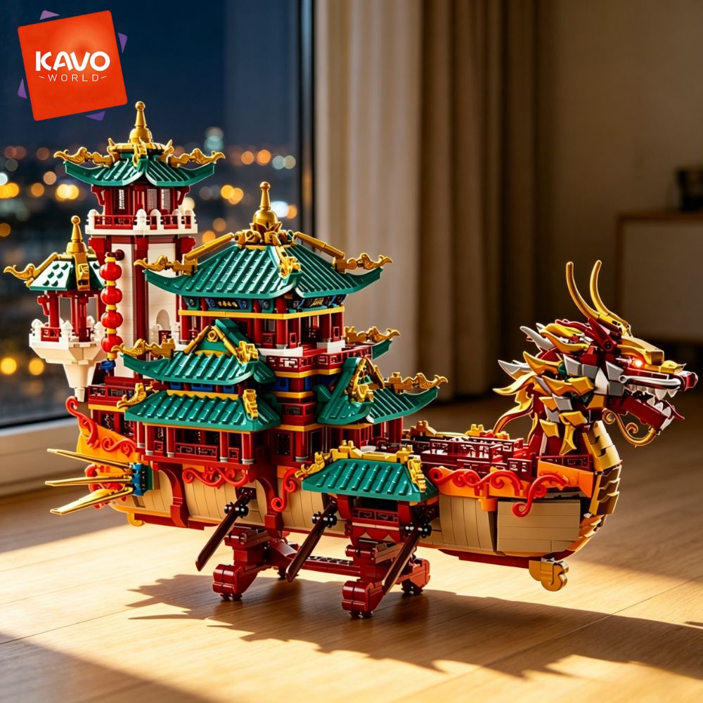 KAVOWORLD 2453-teiliger Drache – Gaming Console Lego Bewertung und Preis