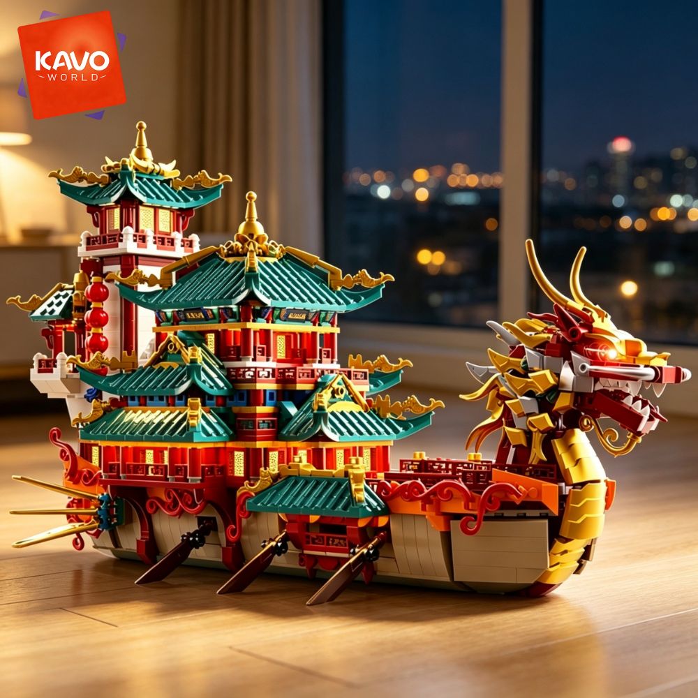 KAVOWORLD 2453-teiliger Drache – Gaming Console Lego Bewertung und Preis