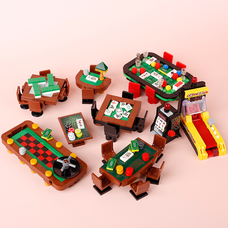 MOC Stadt Poker Tisch Baustein – Gaming Console Lego Bewertung und Preis
