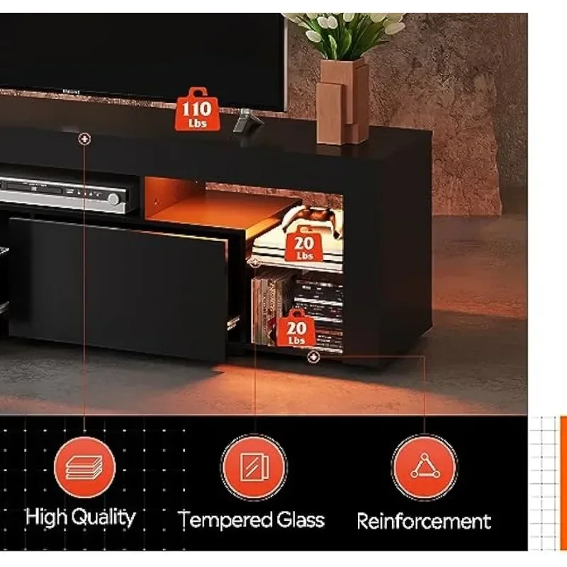 TV-Konsole aus Holz mit 2 Schu – Gaming Console Room Bewertung und Preis