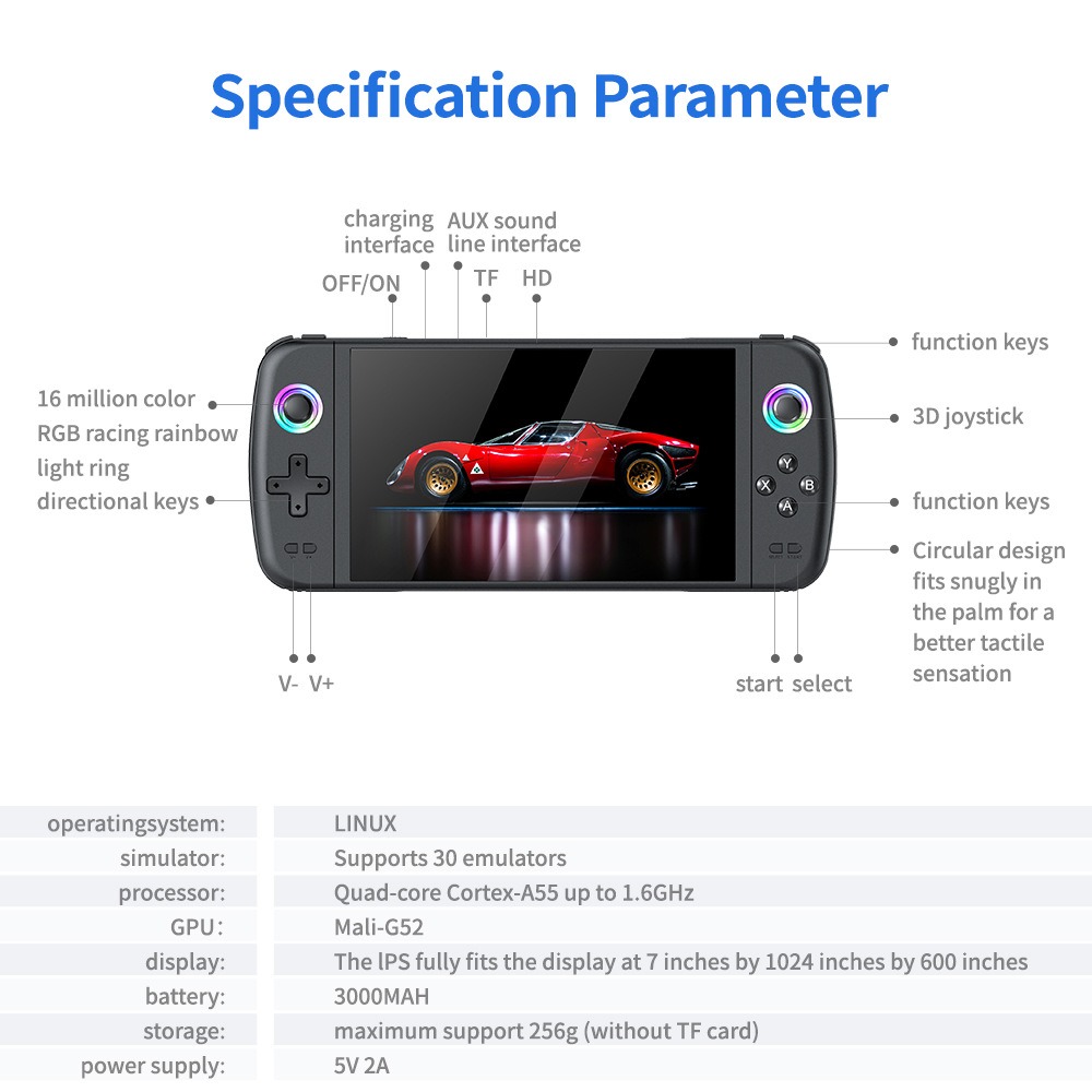 NEUE M27 7 Zoll IPS Bildschirm – Gaming Console Youtube Bewertung und Preis