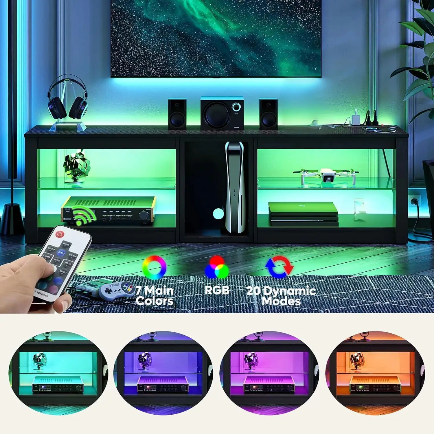 Unterhaltungszentrum für PS5,  – Gaming Console Room Bewertung und Preis