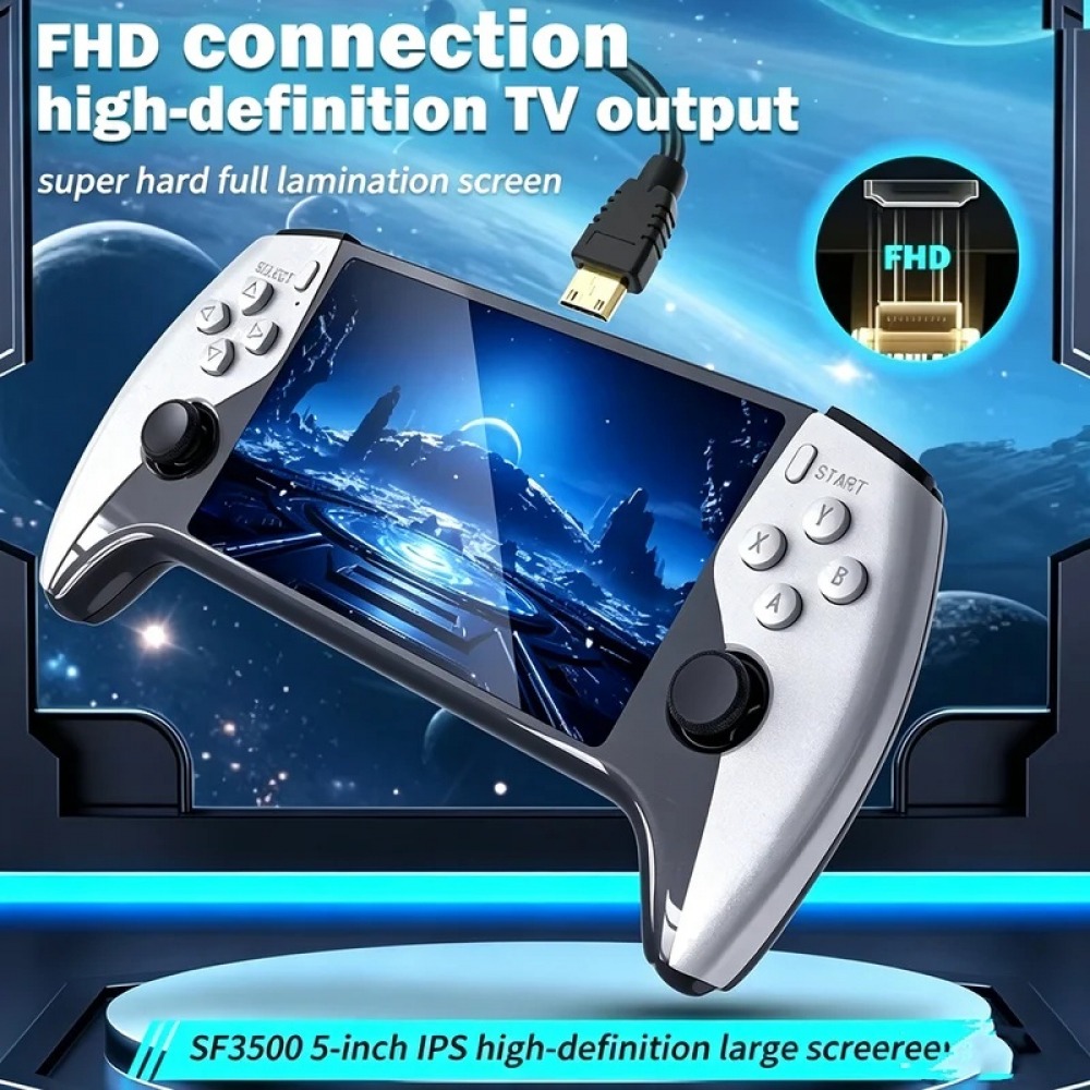 SF3500 5 Zoll Handheld-Spielko – Gaming Console Handheld Retro Bewertung und Preis